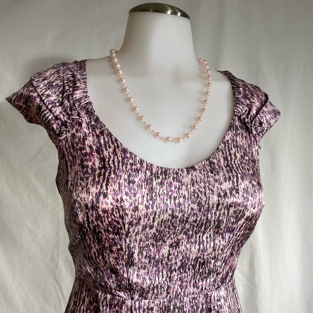 Banana Republic Silk Dress Pastels Size 0 - Picture 11 of 14